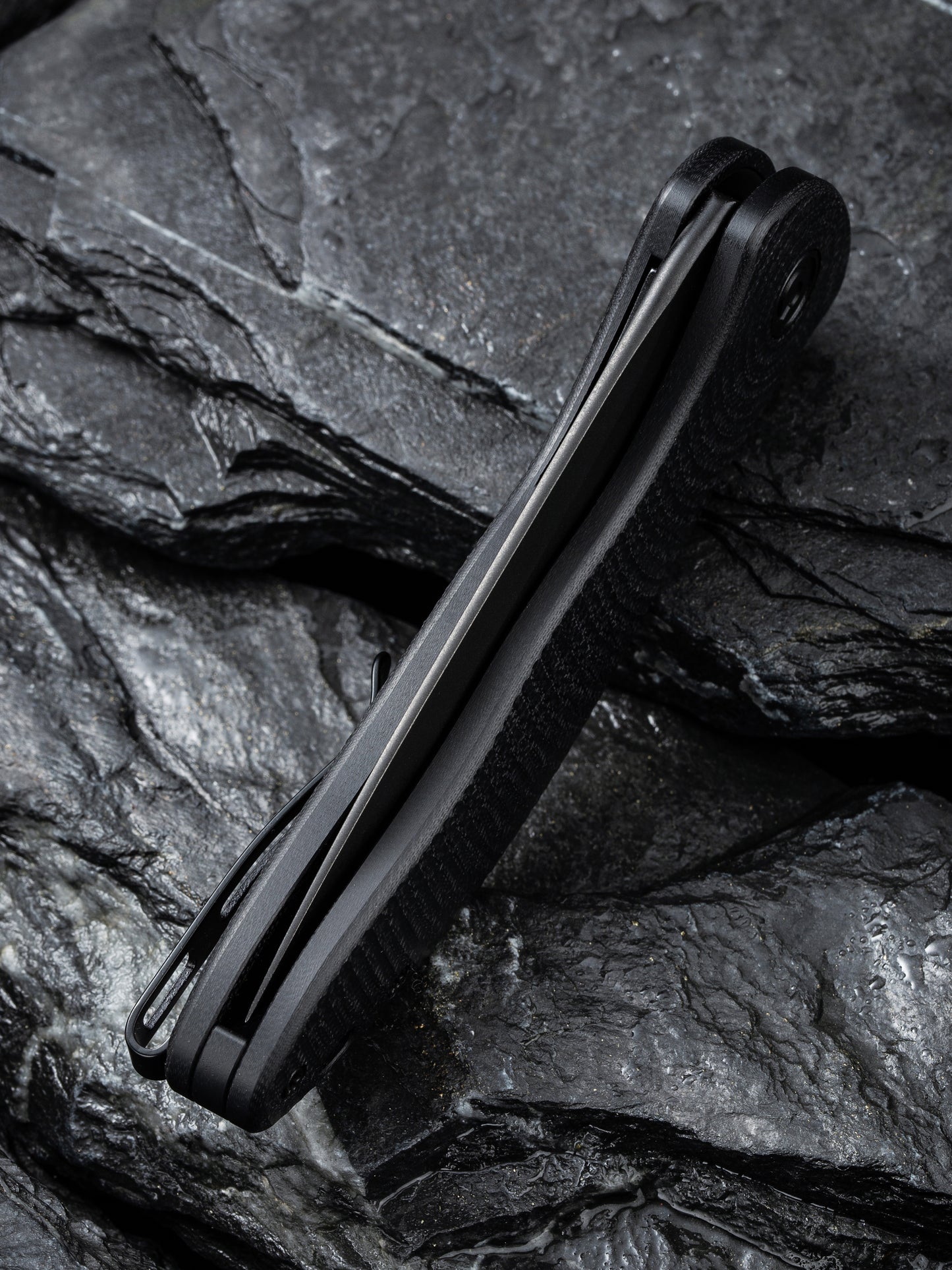 Civivi Synergy 3 3.24" Nitro-V Black Stonewashed Black G10 Folding Knife by Jim O'Young C20075D-1