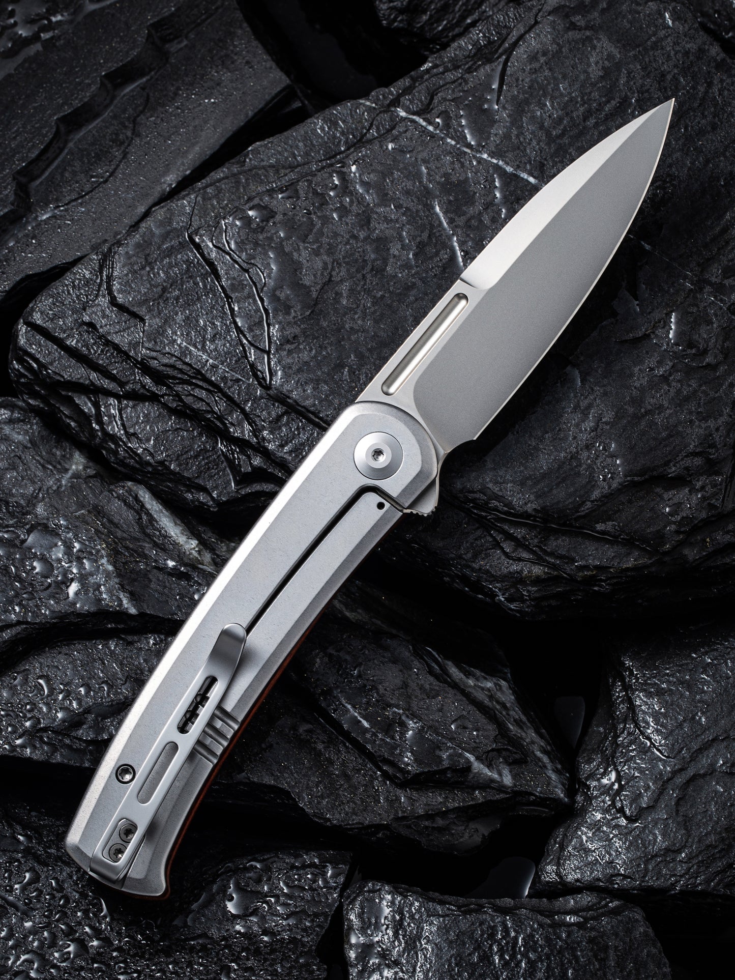 Civivi Cetos 3.48" 14C28N Guibourtia Wood Folding Knife C21025B-4