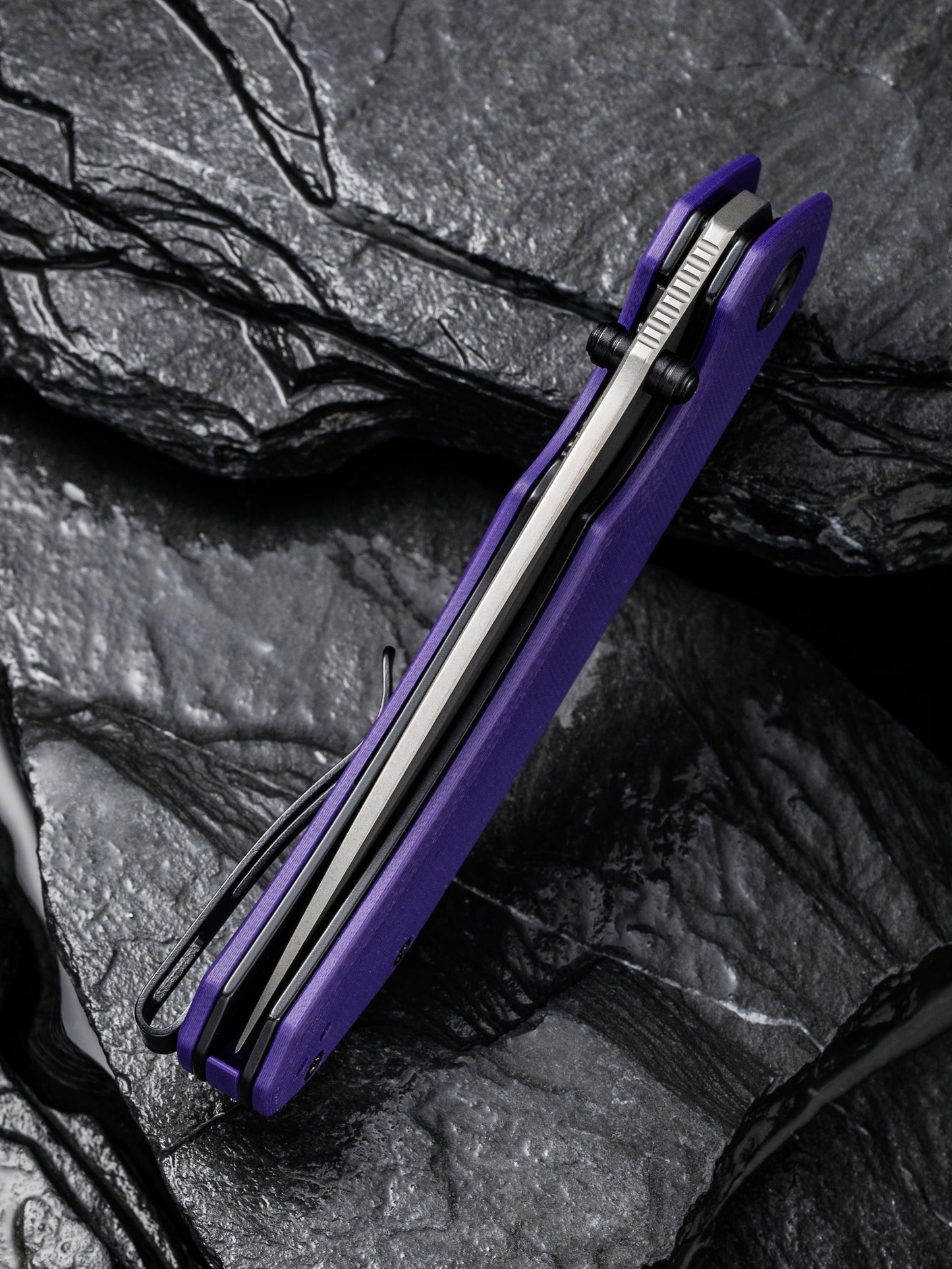 Civivi Brazen 3.46" Sandvik 14C28N Purple G10 Folding Knife C2102A