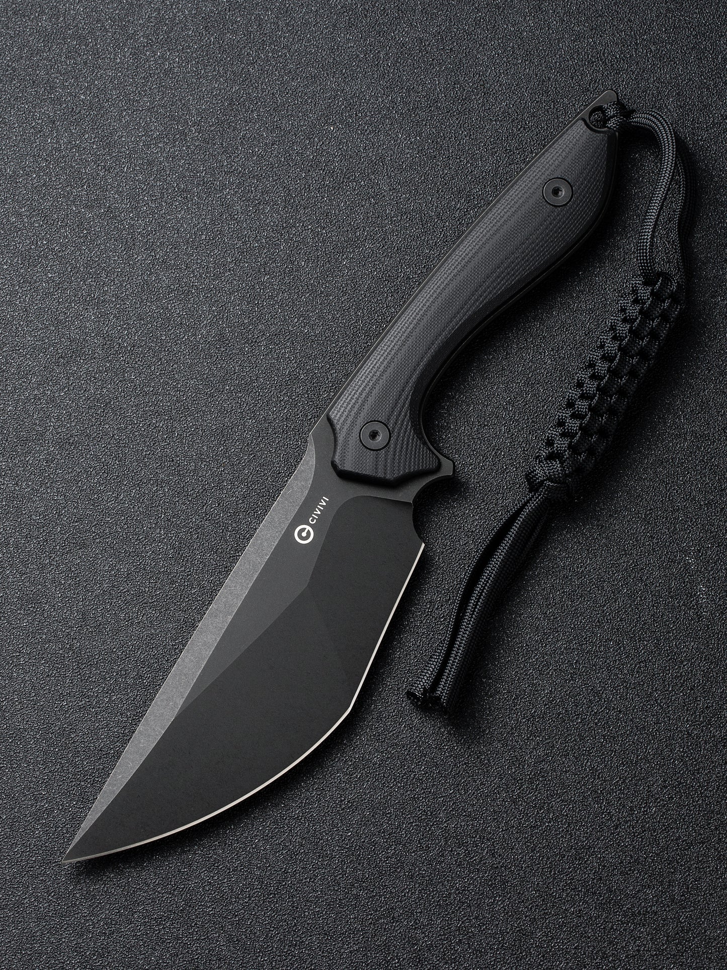 Civivi Concept 22 4.88" D2 Black G10 Fixed Blade Knife by Tuffknives C21047-1