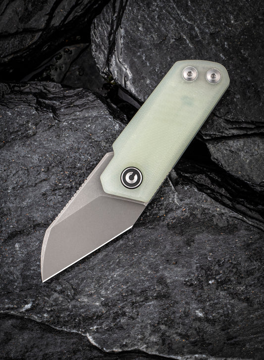 Civivi Ki-V 1.55" 9Cr18MoV Natural G10 Slip-Joint Folding Knife by Ostap Hel C2108A