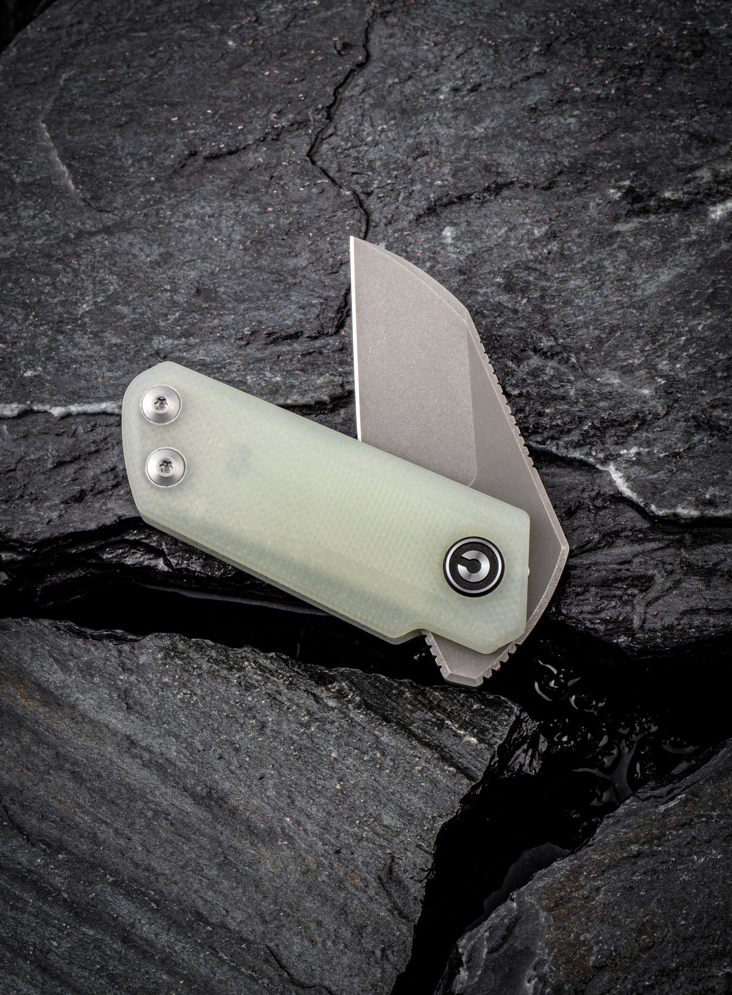 Civivi Ki-V 1.55" 9Cr18MoV Natural G10 Slip-Joint Folding Knife by Ostap Hel C2108A