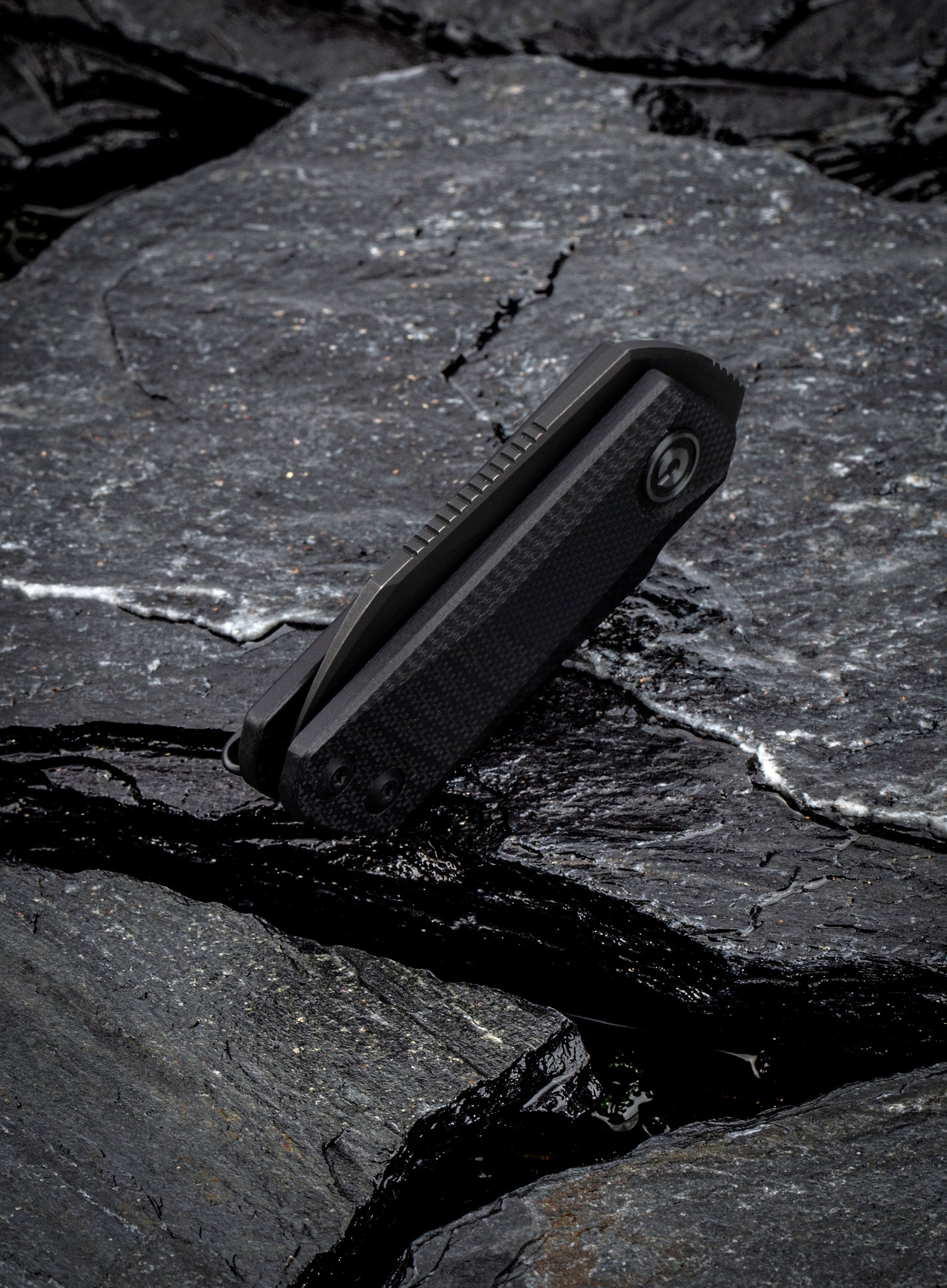 Civivi Ki-V 1.55" 9Cr18MoV Black G10 Slip-Joint Folding Knife by Ostap Hel C2108B