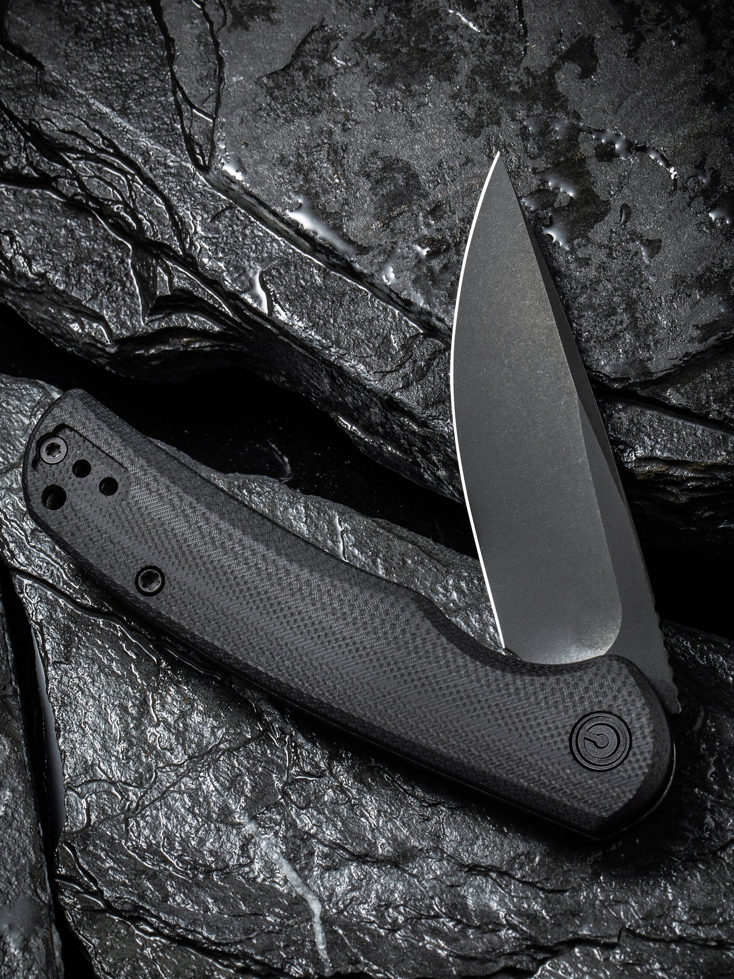 Civivi NOx 2.97" Nitro-V Black Stonewashed G10 Folding Knife C2110C