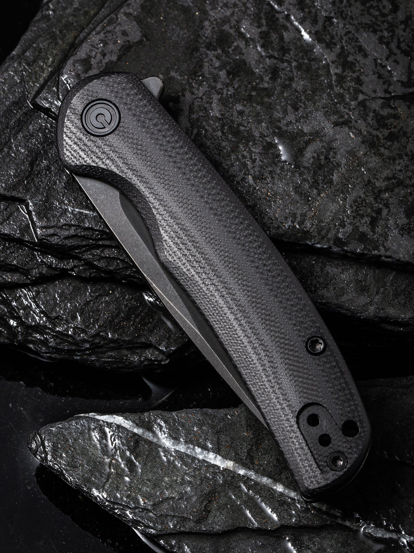 Civivi NOx 2.97" Nitro-V Black Stonewashed G10 Folding Knife C2110C