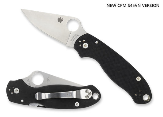 Spyderco Para 3 2.95" CPM S45VN G-10 Folding Knife C223GP