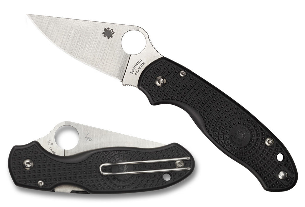 Spyderco Para 3 Lightweight 2.92" CTS BD1N FRN Folding Knife C223PBK