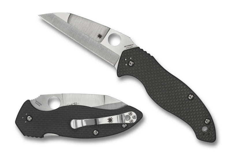 Spyderco Canis 3.43" CPM S30V Carbon Fiber G-10 Folding Knife C248CFP