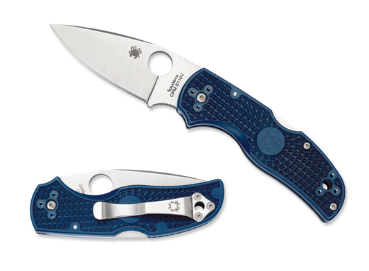Spyderco Native 5 CPM S110V Dark Blue FRN Folding Knife C41PDBL5