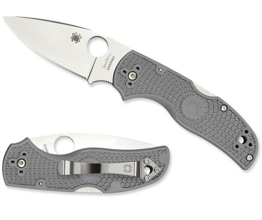 Spyderco Native 5 2.95" Maxamet Grey FRN Folding Knife C41PGY5