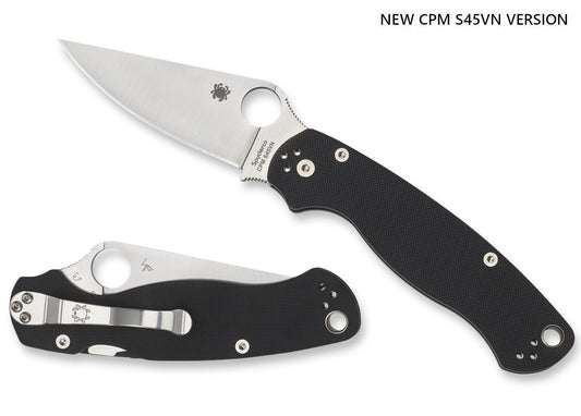 Spyderco ParaMilitary 2 S45VN G-10 Folding Knife C81GP2