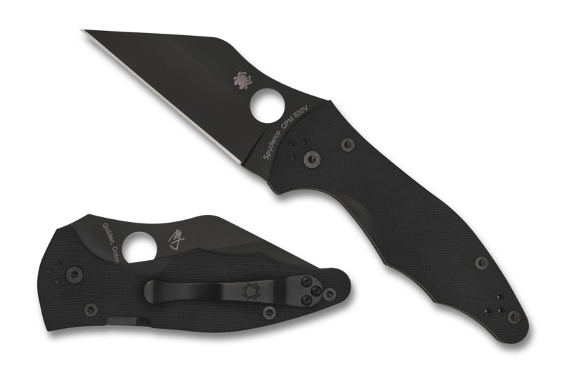 Spyderco Yojimbo 2 3.2" Black DLC CPM S30V G-10 Folding Knife C85GPBBK2