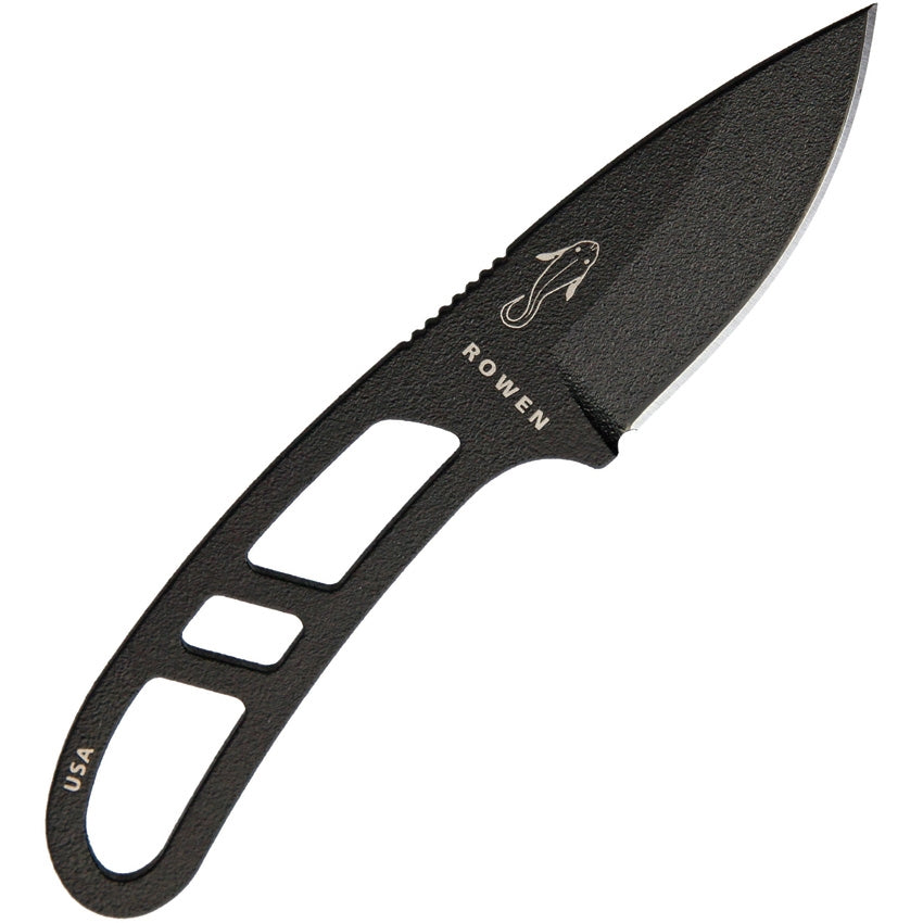 ESEE Candiru Black Compact Fixed Blade Knife with Survival Kit CAN-B-KIT