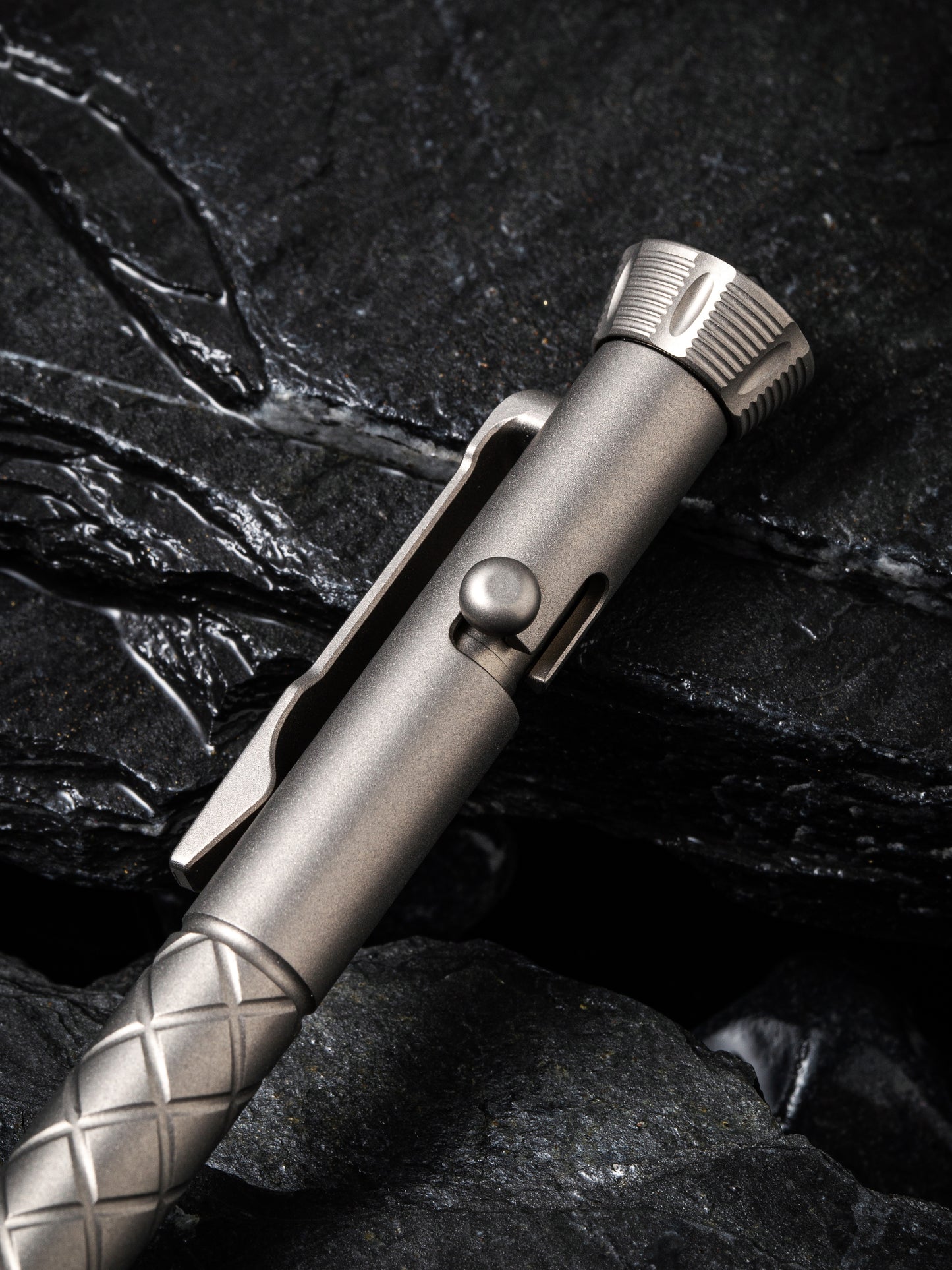 Civivi Coronet 5" Titanium Pen with Spinner Bearing Top CP-02A