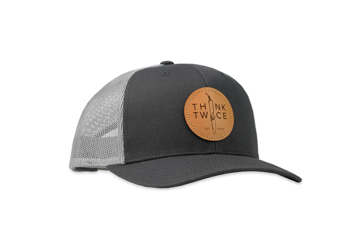 Chris Reeve CRK Favorite Trucker Hat - Canvas/Mesh with Leather Patch