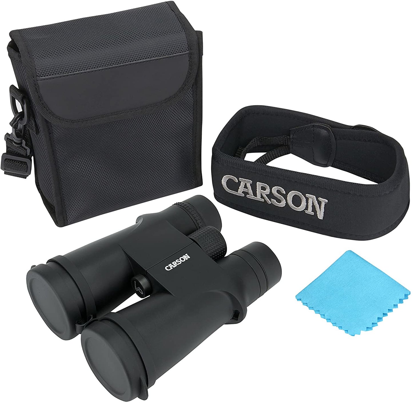 Carson VP Series 12x50mm Full-Sized Phase-Coated Waterproof Binoculars VP-250