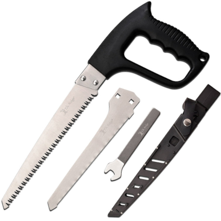 Elk Ridge 8" Saw with Interchangable Coarse/Fine Blades and Sheath