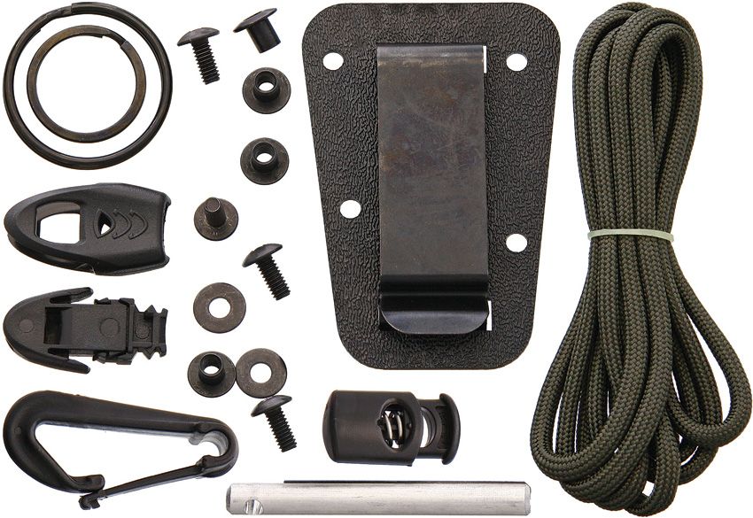 ESEE Izula II Tactical with Micarta Handles and Survival Kit IZULA-II-TG-KIT