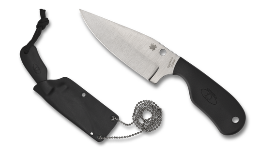 Spyderco Fred Perrin Subway Bowie 2.8" LC200N Fixed Blade Knife FB48PBK