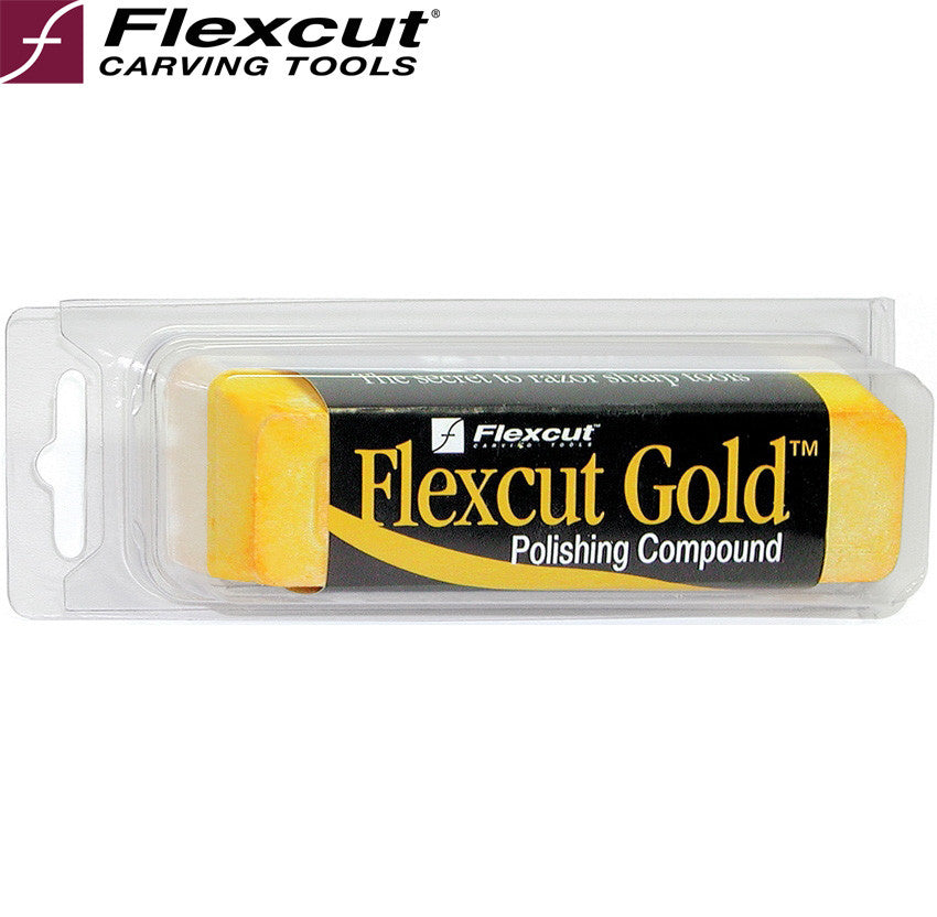 Flexcut PW11 Gold Polishing Compound for Stropping - Made in USA