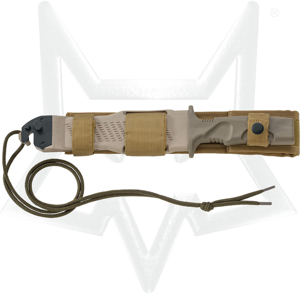 Fox FKMD Spartan II Leonida 7.28" N690Co Fixed Blade Sawback Knife FX-0171106