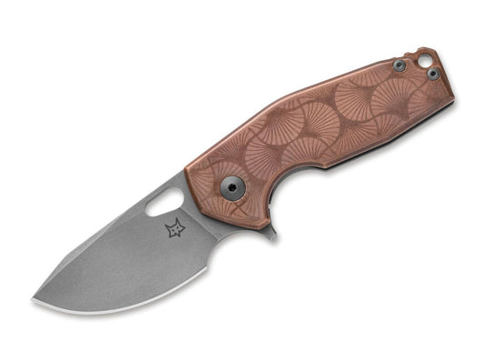 Fox Suru Limited Edition 2.36" CPM-20CV Copper Titanium Folding Knife - Voxnaes Design FX-526 LE COP
