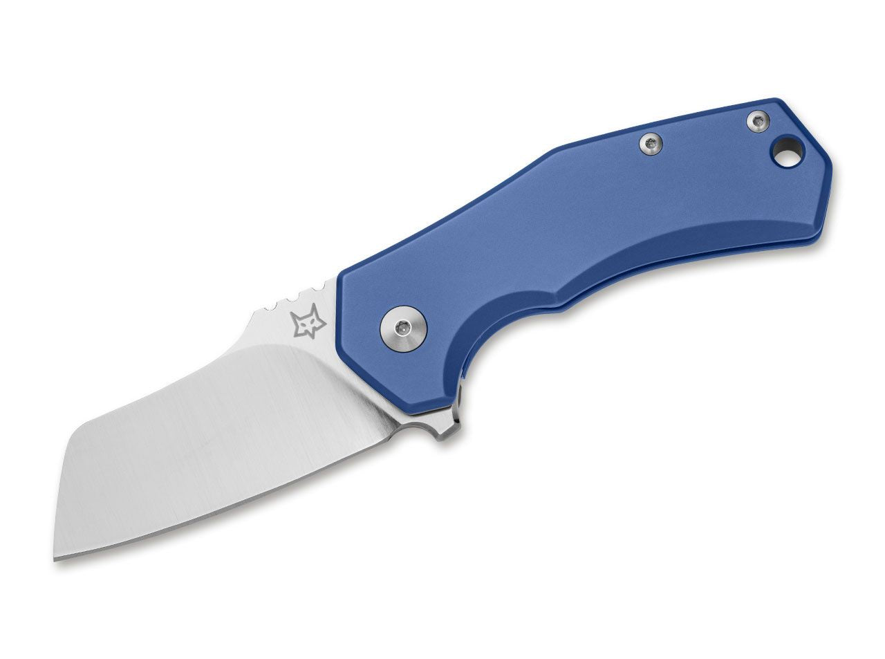 Fox Italico 2.36" M390 Blue Titanium Folding Knife by Antonio Di Gennaro FX-540 TIBL