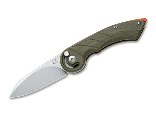 Fox Radius 2.95" N690 OD Green G10 Folding Knife FX-550 G10OD