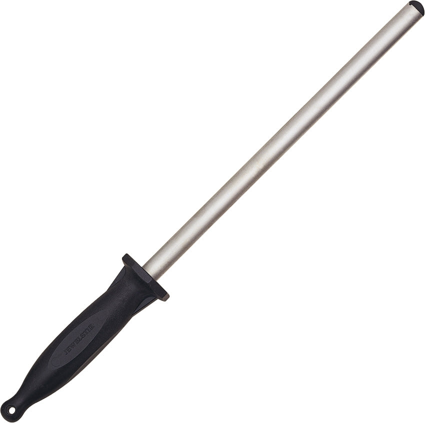 JewelStik by Hewlett 10" Kitchen Diamond Oval Sharpening Rod - Medium 600 Grit