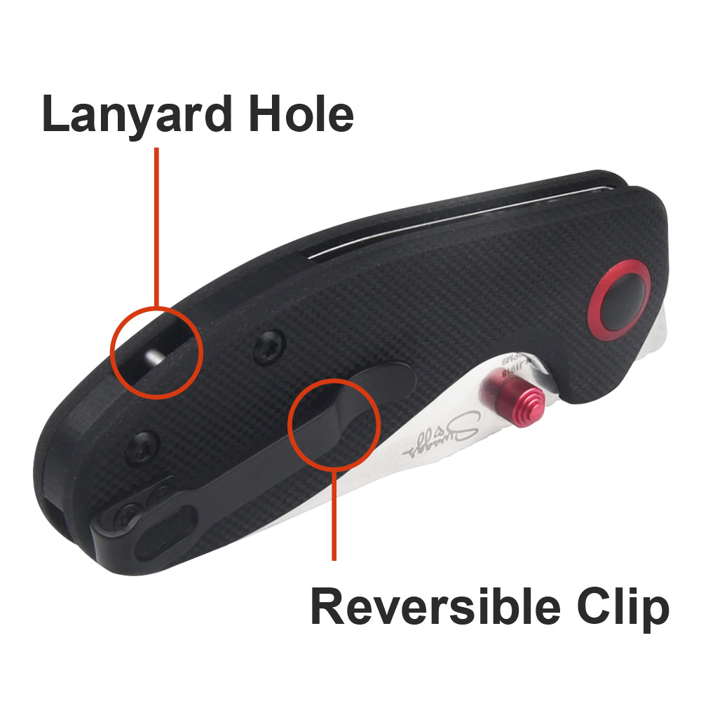 CJRB Maileah 2.39" AR-RPM9 Red G10 Folding Knife J1918-REF