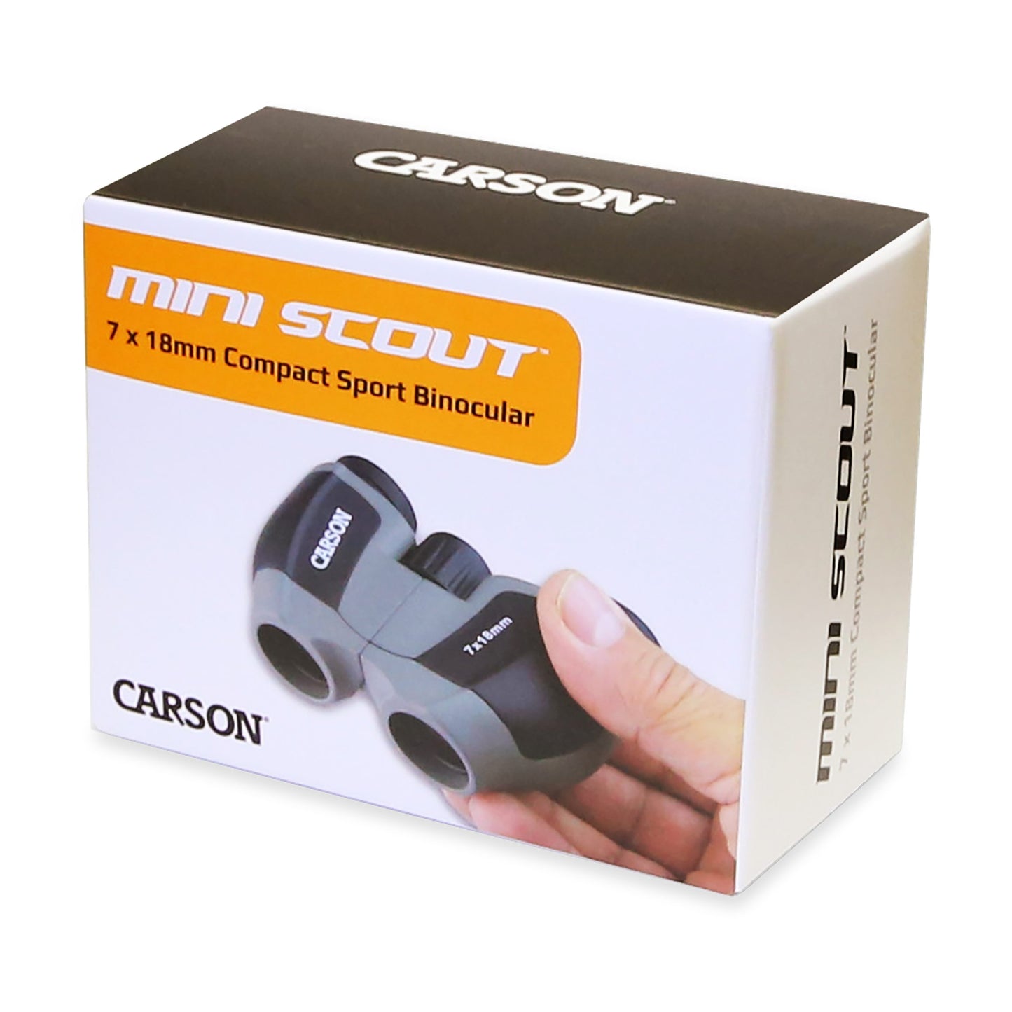 Carson MiniScout 7x18mm Porro Prism Ultra-Compact Lightweight Binoculars JD-718