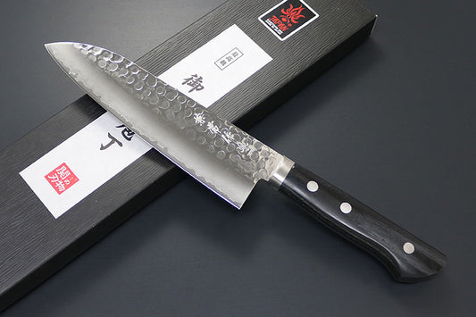 Kanetsune Tsuchime Santoku 6.49" VG-1/SUS410 San-Mai Kitchen Knife - Made in Japan KC-943