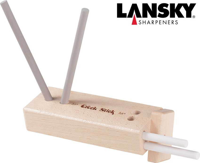 Lansky 4 Rod Ceramic Turn Box Knife Sharpener - 20 and 25 Degrees - LCD5D