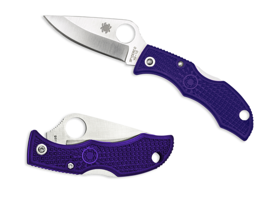 Spyderco Ladybug 1.94" VG-10 Purple FRN Folding Knife LPRP3