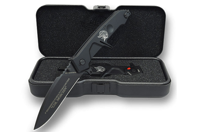 Extrema Ratio MF2 Ordinanza Col Moschin 4.4" N690 Black Folding Knife