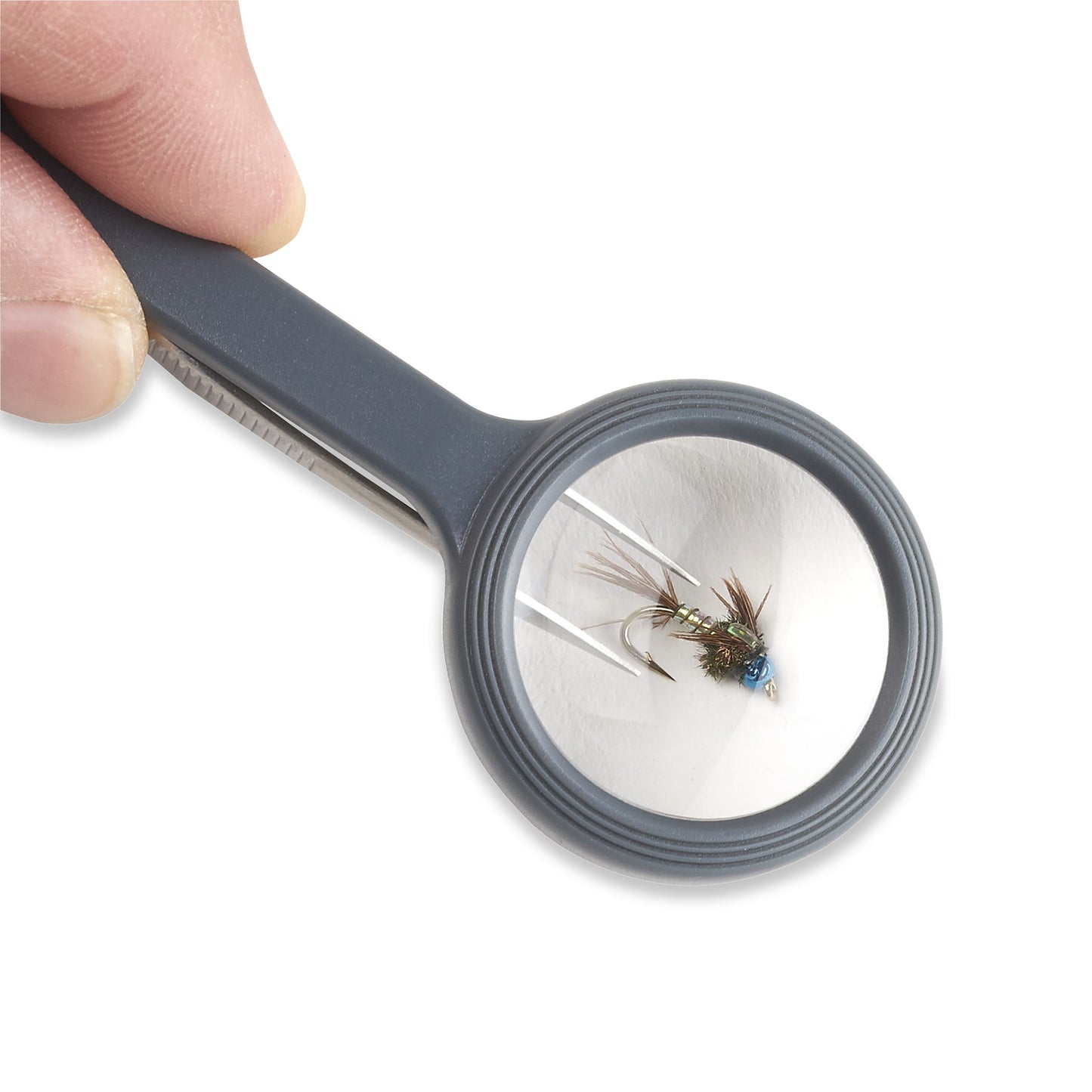 Carson MagniGrip 4.5x Power 1.2” Magnifier with Precision Tweezers MG-55