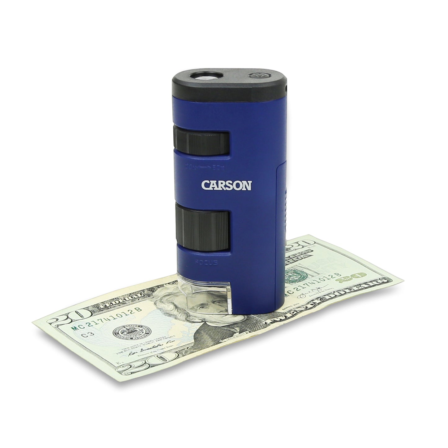 Carson PocketMicro 20-60x Pocket Microscope with LED Light MM-450