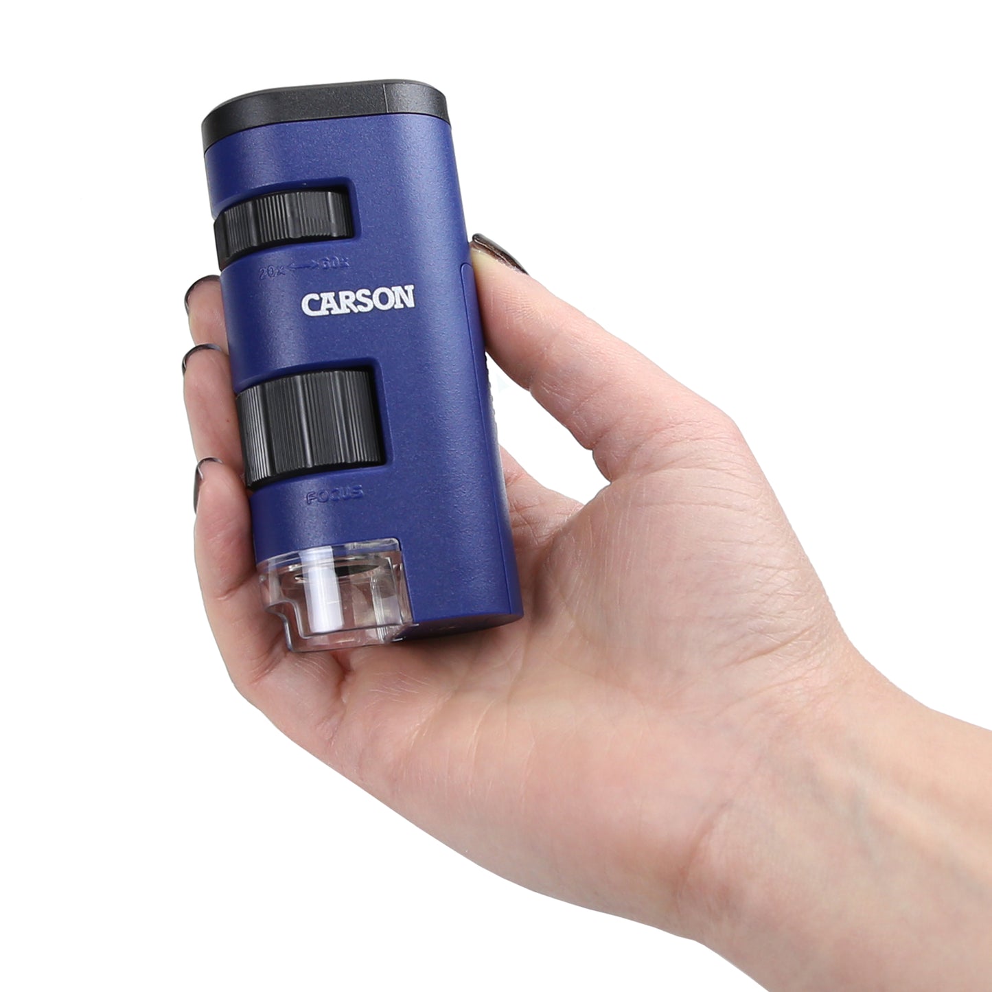 Carson PocketMicro 20-60x Pocket Microscope with LED Light MM-450