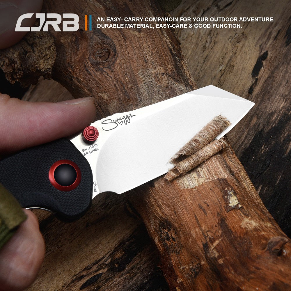 CJRB Maileah 2.39" AR-RPM9 Red G10 Folding Knife J1918-REF