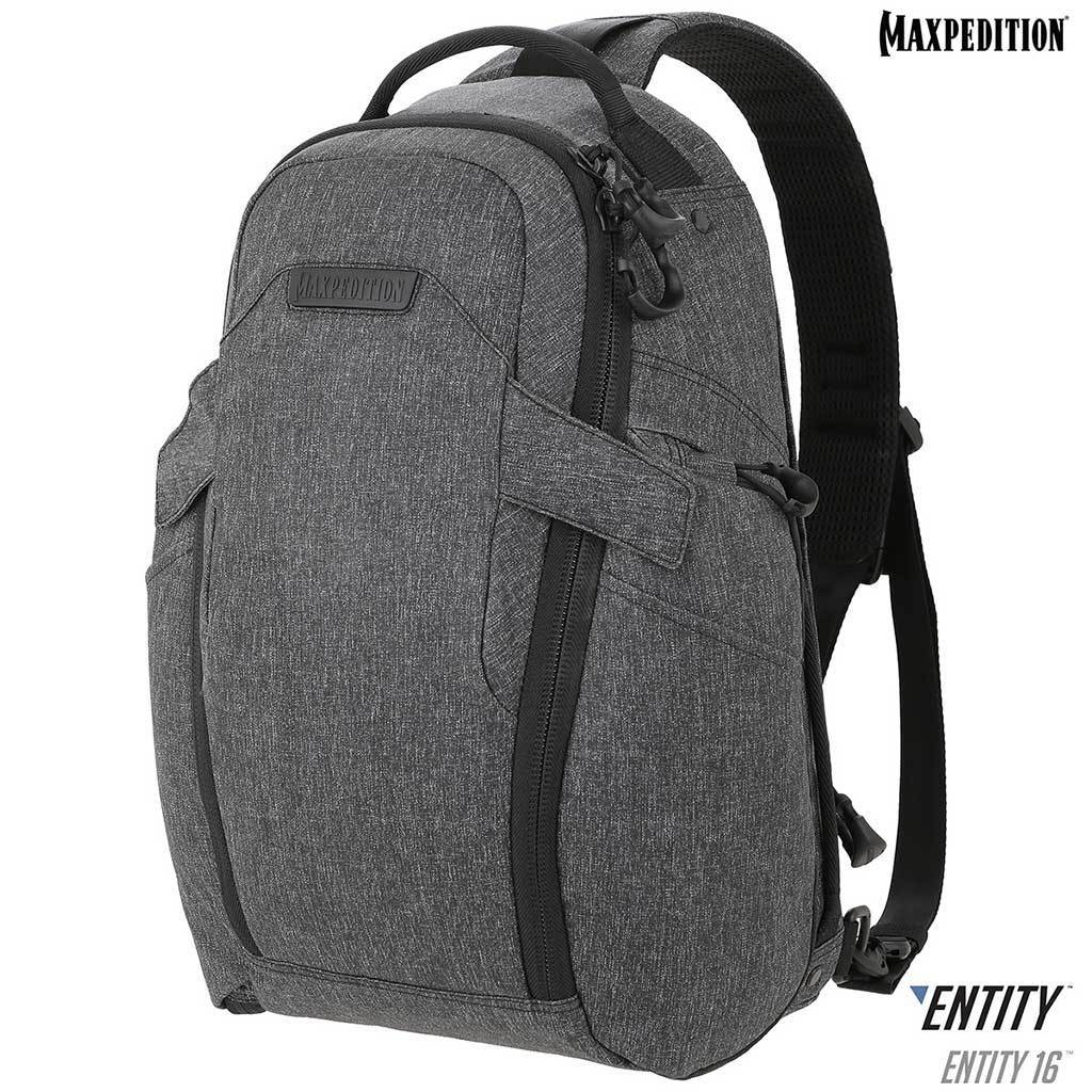 Maxpedition Entity 16 Charcoal EDC Single-Strap Sling/Backpack NTTSL16CH