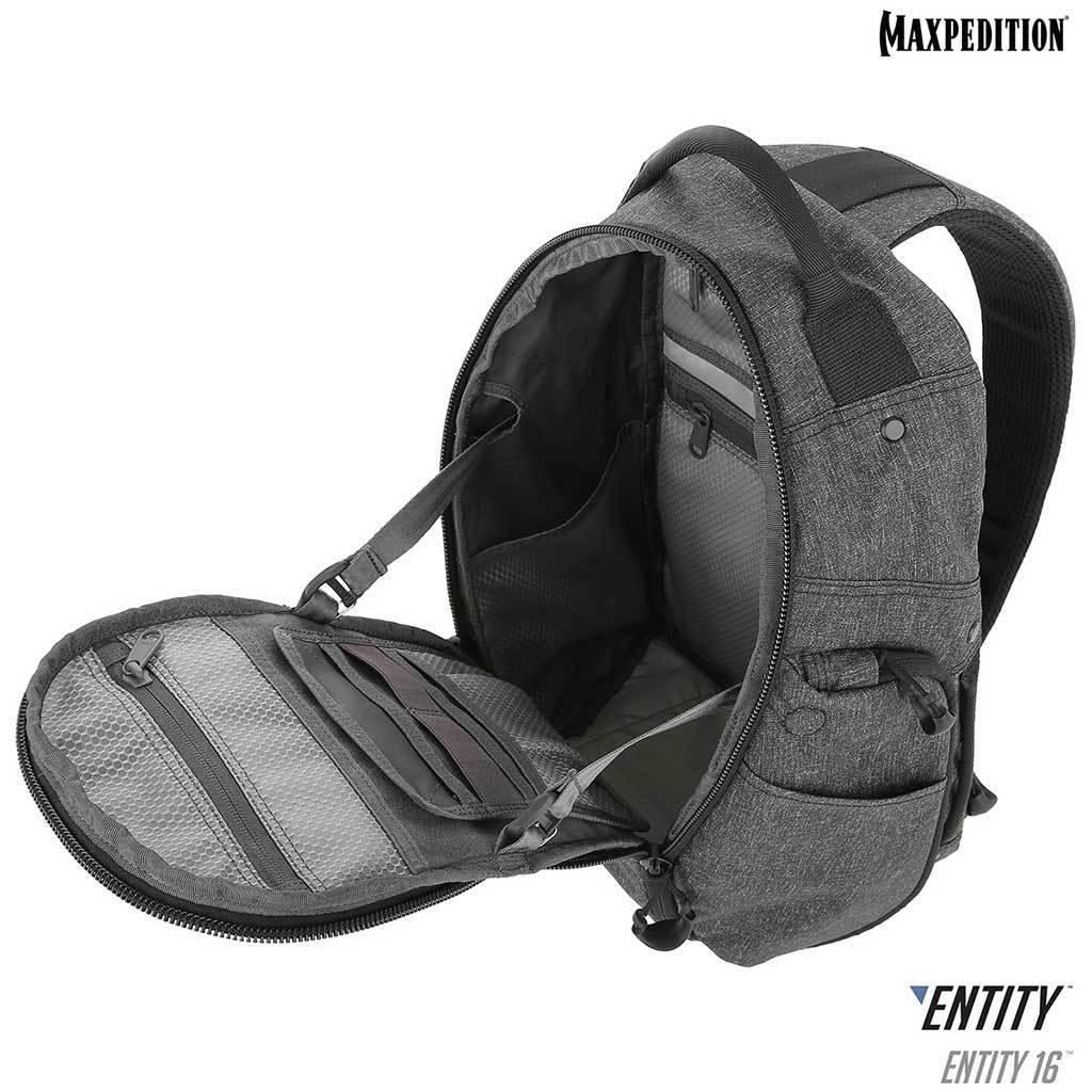 Maxpedition Entity 16 Charcoal EDC Single-Strap Sling/Backpack NTTSL16CH