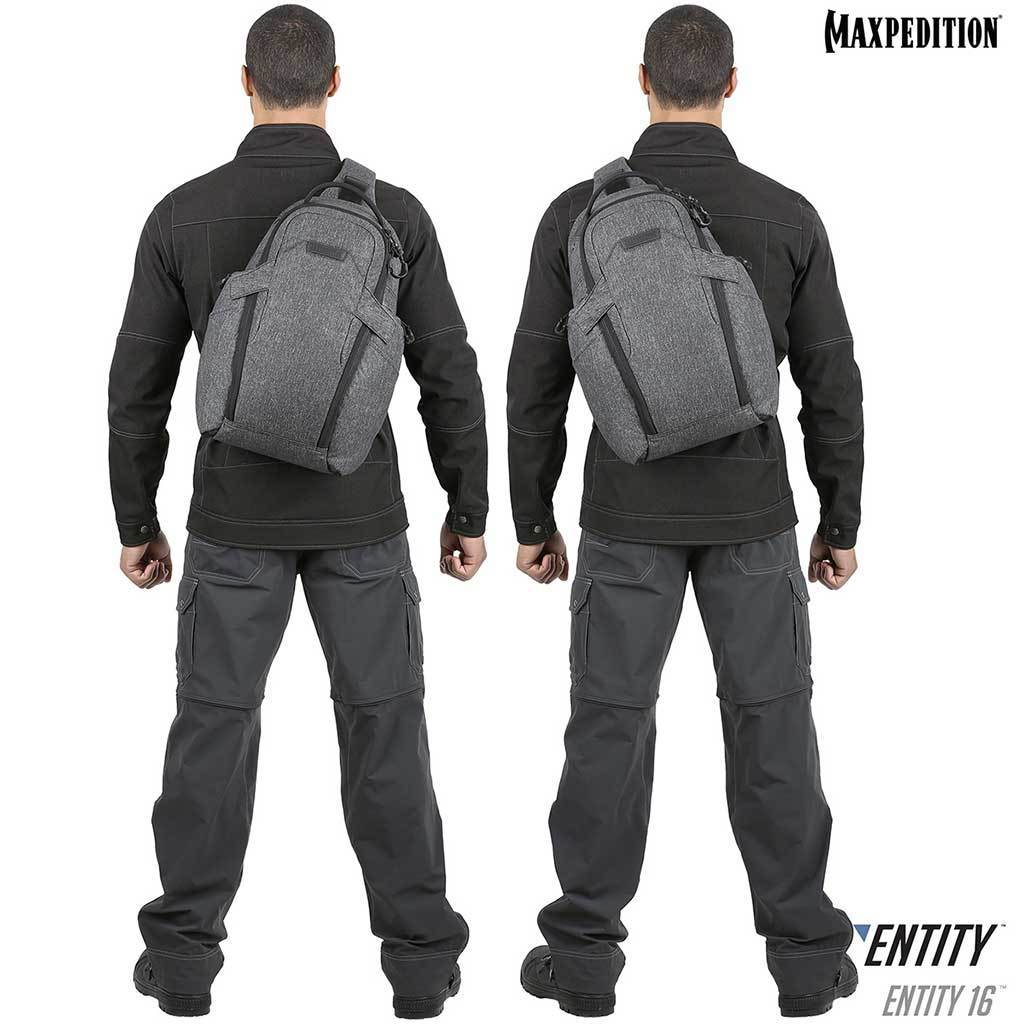 Maxpedition Entity 16 Charcoal EDC Single-Strap Sling/Backpack NTTSL16CH