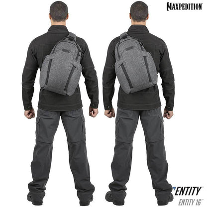 Maxpedition Entity 16 Charcoal EDC Single-Strap Sling/Backpack NTTSL16CH