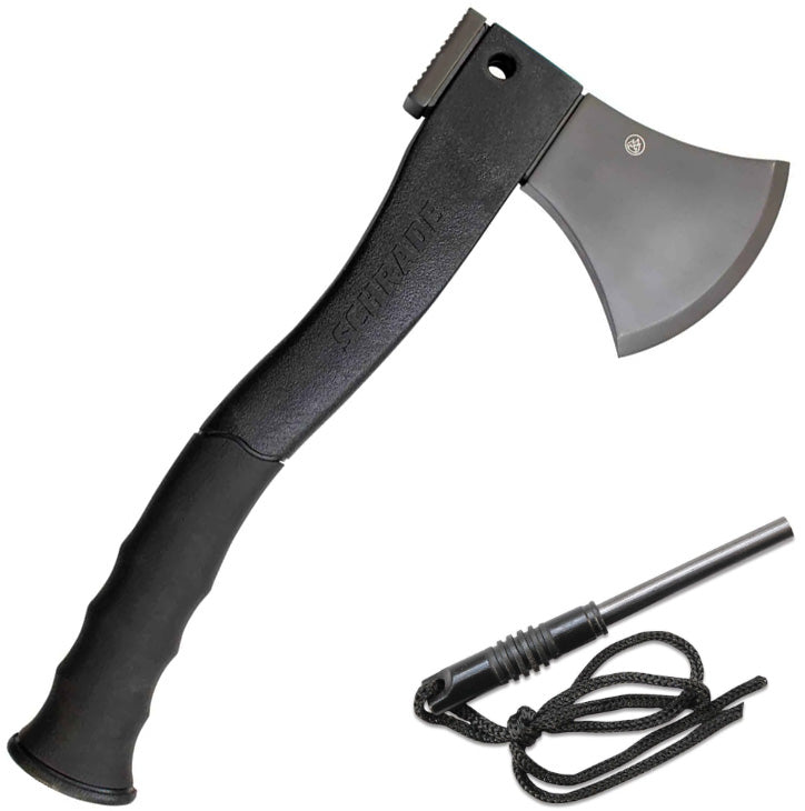 Schrade Survival Hatchet 11.8" Axe with Ferro Rod SCAXE2