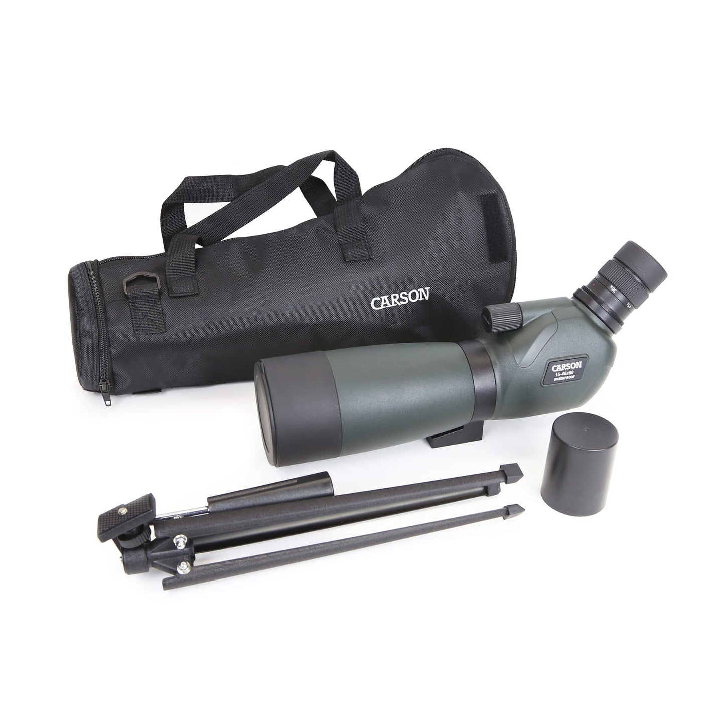 Carson Everglade 15-48x60mm Waterproof Spotting Scope with Tripod SS-560