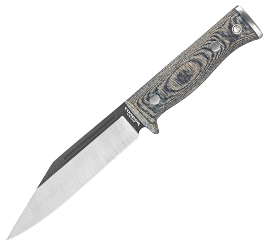 Condor Sigrun 5.63" Fixed Blade Knife with Micarta Handle and Kydex/Leather Sheath - Joe Flowers Design