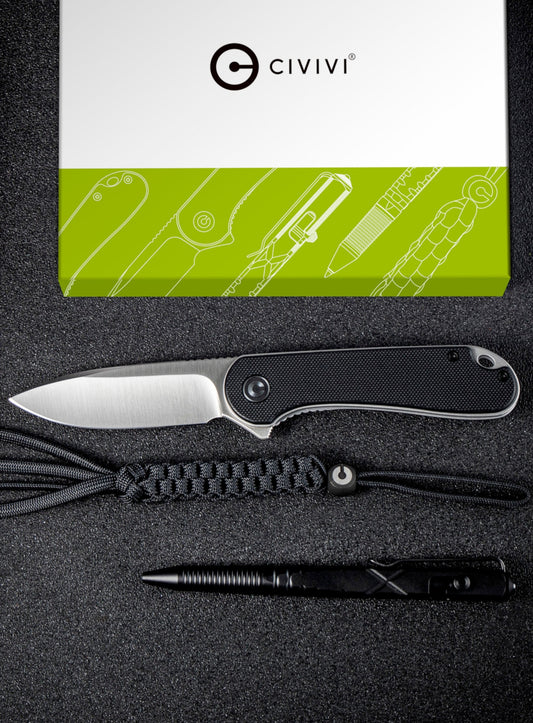 CIVIVI Special Gift Pack (C907A Elementum Folding Knife and CP-01B C-Quill Pen) CA-10A