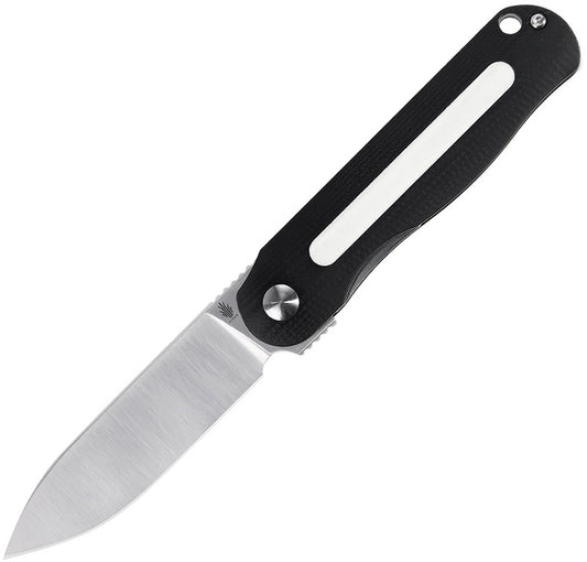 Kizer Latt Vind Mini 3" N690 Black G10 Dual-Flipper Folding Knife V3567