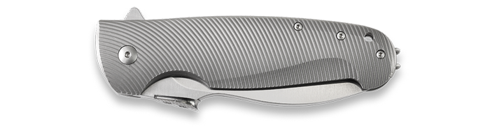 Viper Italo 3.75" M390 Satin Folding Knife with Titanium Handle - Fabrizio Silvestrelli Design - V5944TI