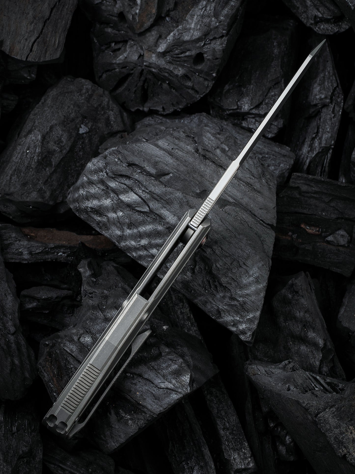 WE Reiver Limited Edition 3.97" CPM S35VN Gray Titanium Folding Knife WE16020-1